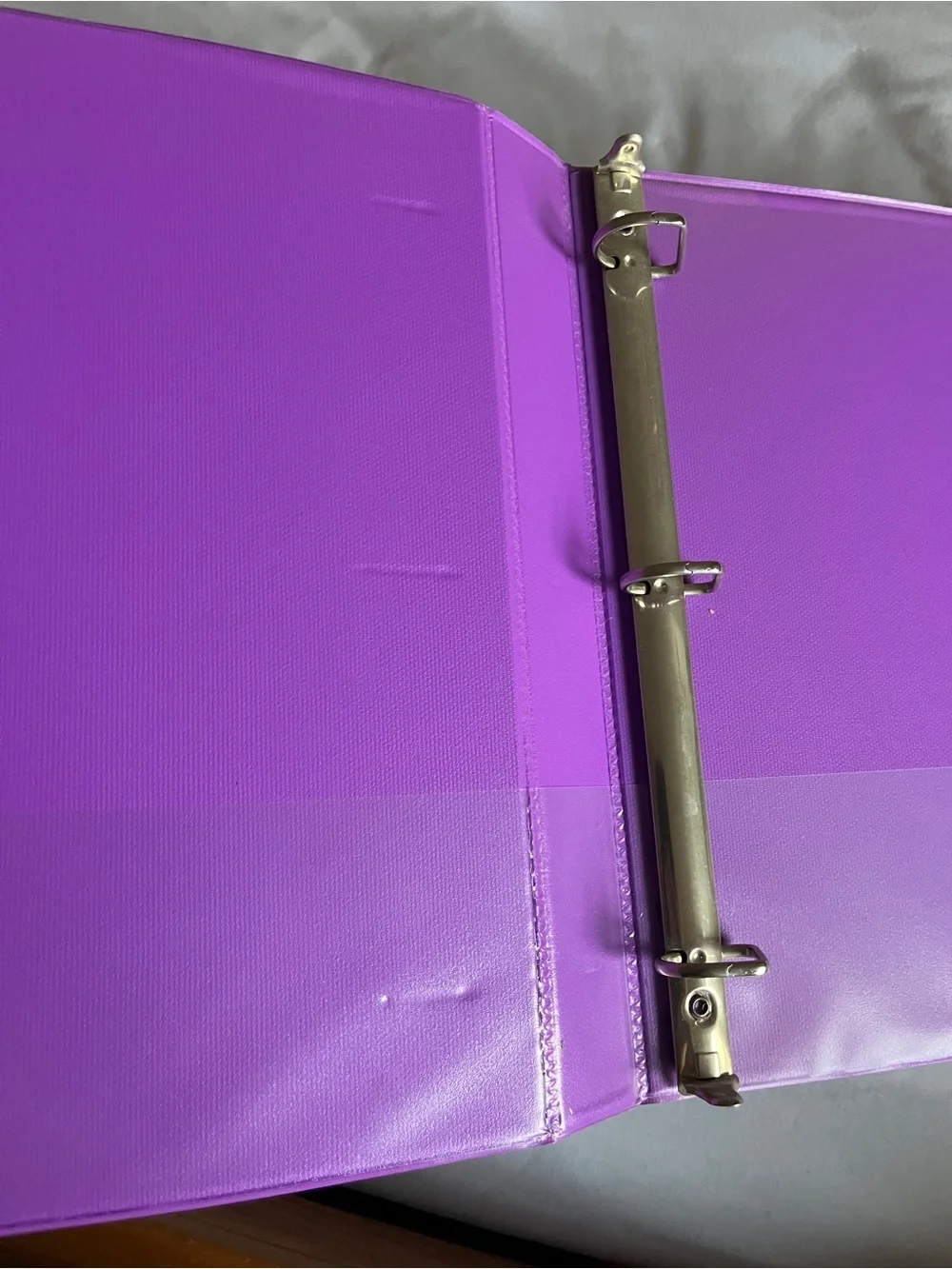 Avery Purple 1.5 Inch Slant Ring Durable View Binder Clear Cover PVC Free NEW